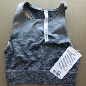 NWT Lululemon balance + resist crop